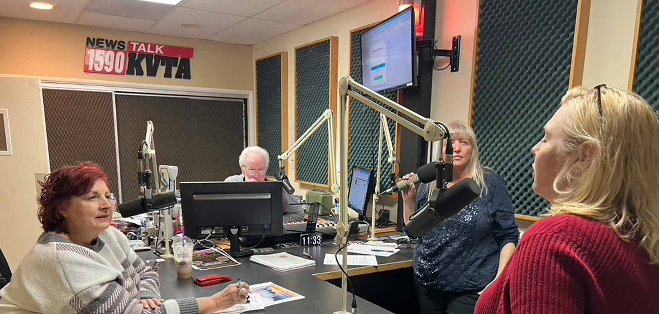 Students learning in a classroom