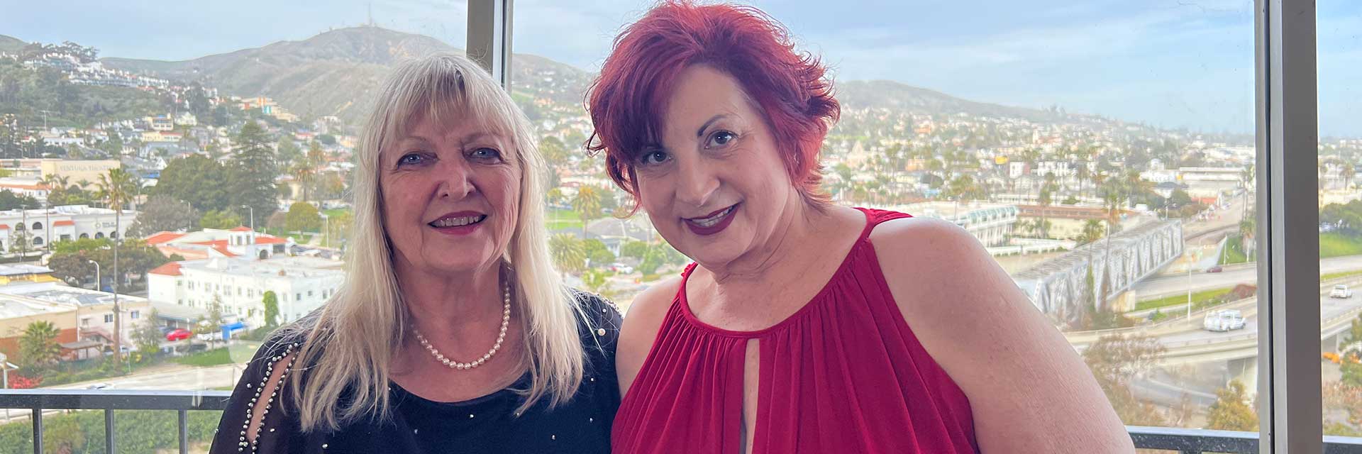 Janet & Karen smiling